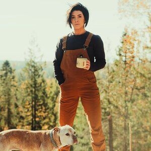 NWT Flag Nor Fail Women's Forever Overall in Timber - Medium